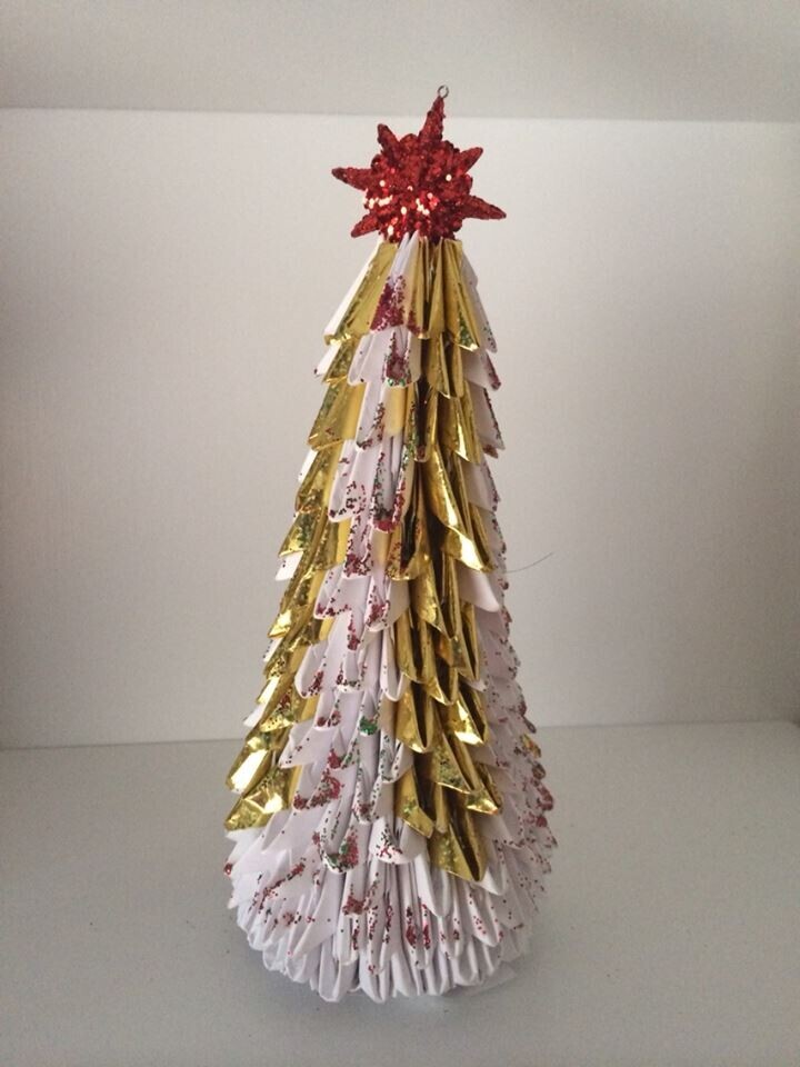 Cathy Tsao made a Christmas Tree for the swap