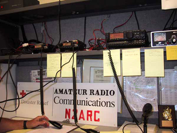 N2ARC radios in the 2001 setup.(Photos N2GJ)
