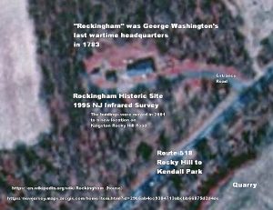 infrared satellite shot of Rockingham as it appeared in the 1990s
